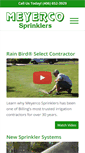 Mobile Screenshot of meyercosprinklers.com