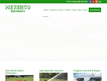 Tablet Screenshot of meyercosprinklers.com